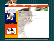 Tablet Screenshot of catlove.org